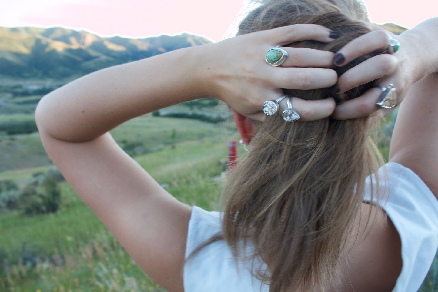 Double Stone Wild Horse Ring
