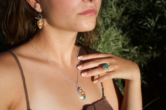 Silent Stone Earrings