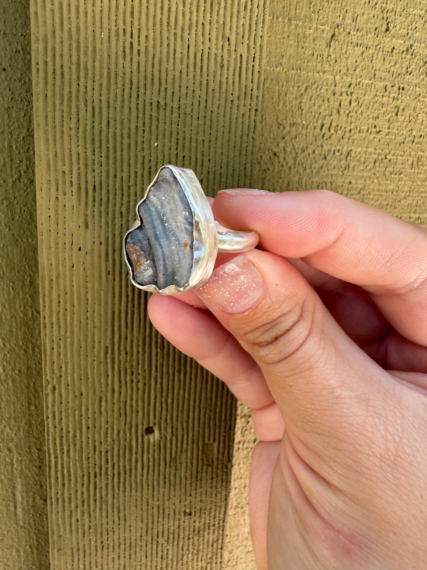 Teardrop Druzy Agate