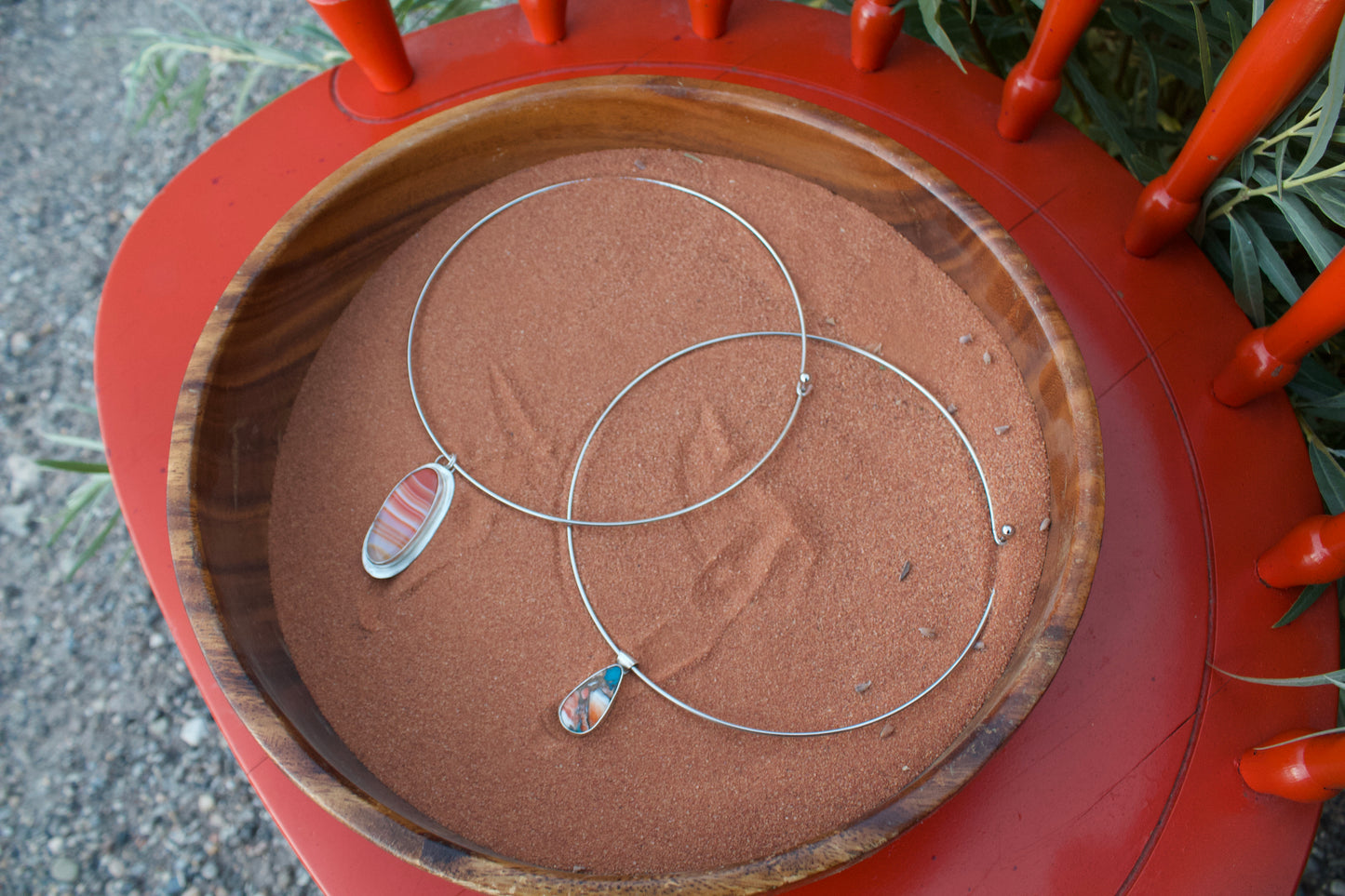 Teardrop Mohave Turquoise Pendant