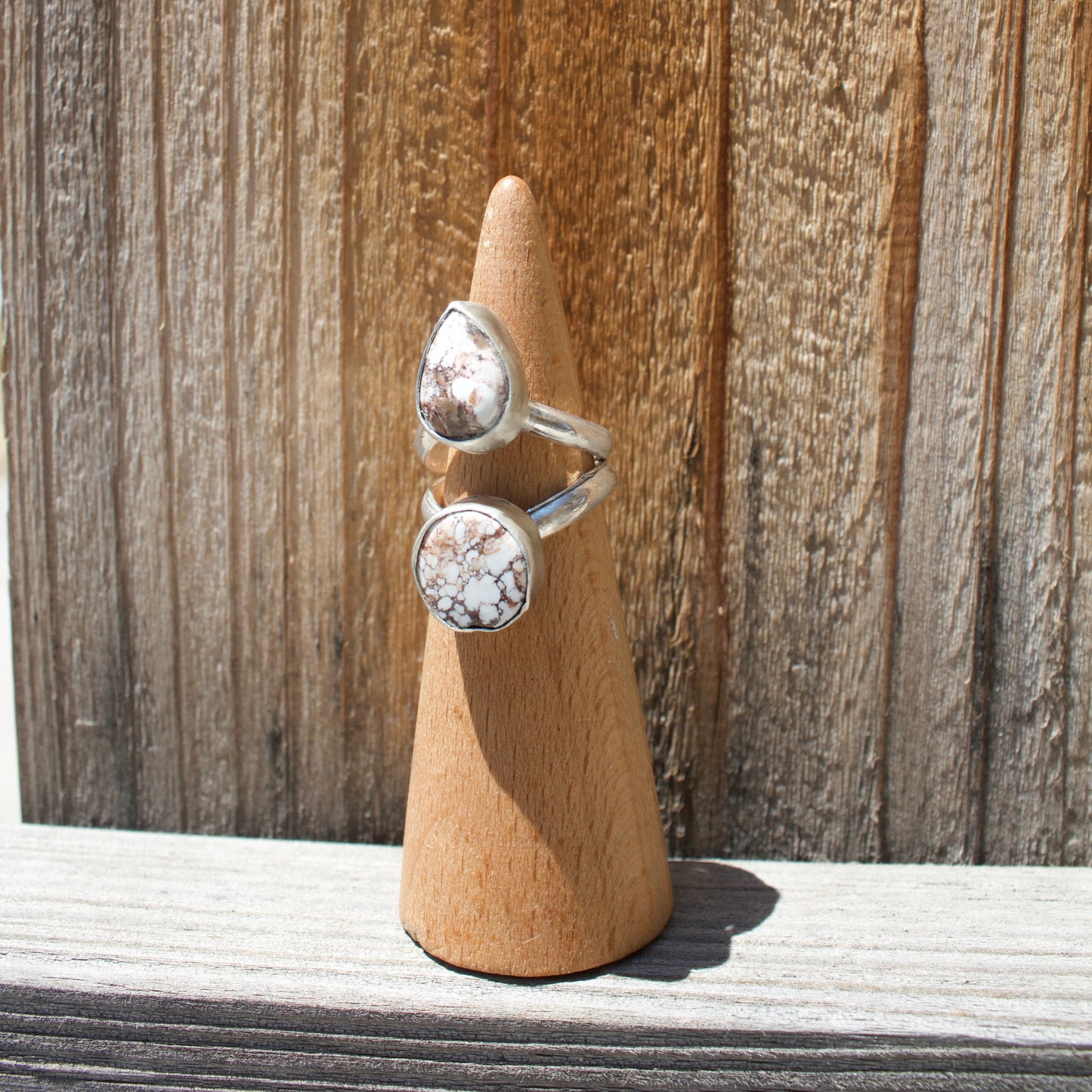 Double Stone Wild Horse Ring